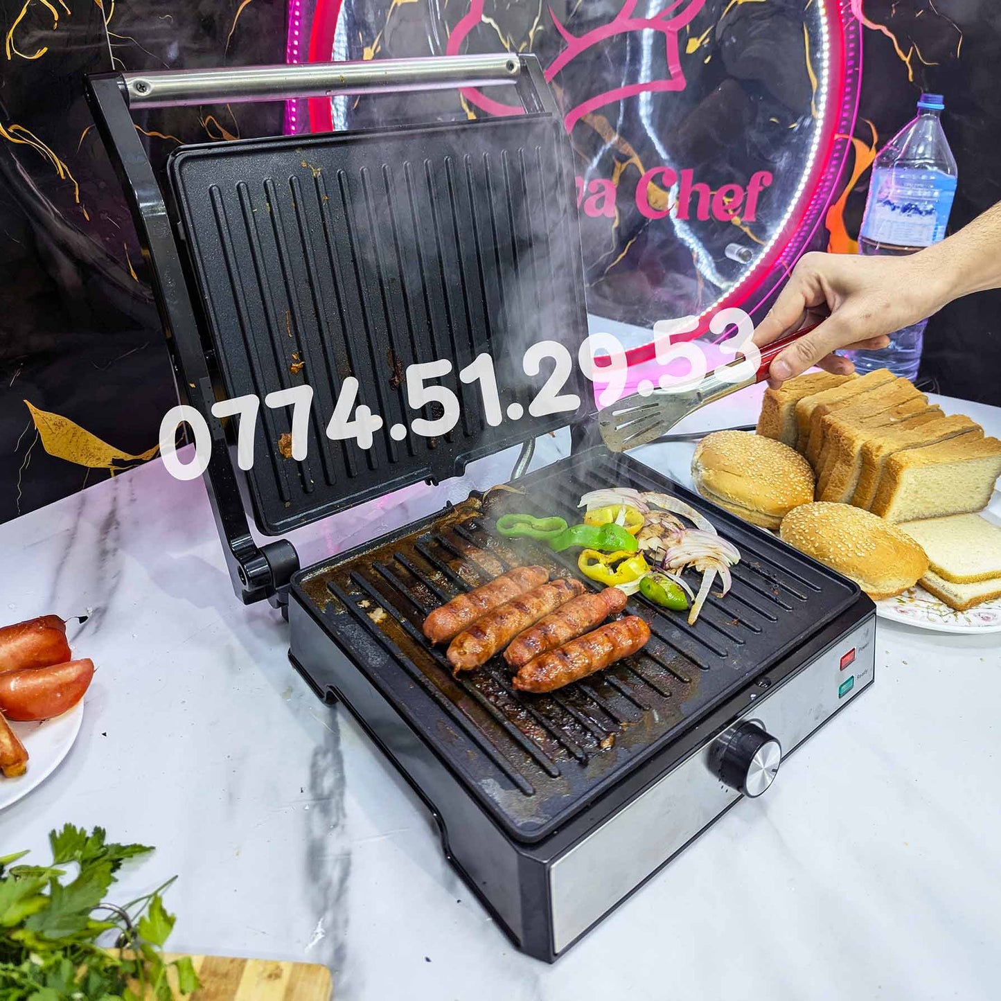 PANINEUSE MULTISMART 180° 2000W بانينوز و شواية في نفس الوقت ميلتي سمارت  (114)