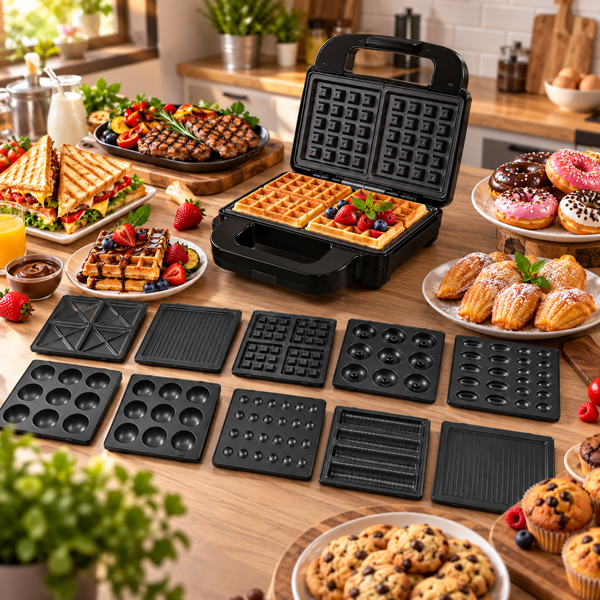 PANINEUSE 10 EN 1 BRANNDONE 2000 W (161) بانينوز 10 في 1 لكل الوصفات