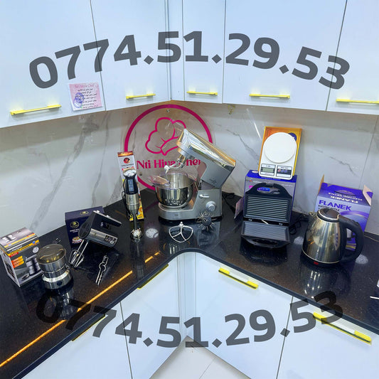 PACK 7 PIECES ELECTROMENAGER عرض 7 أجهزة عجانة دوبل كروشي (149)