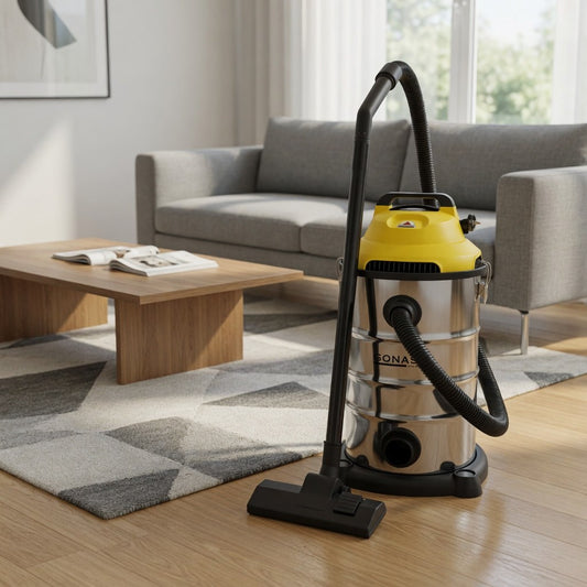 🟡 ASPIRATEUR SONASHI 🇫🇷 INOX 30L 3 EN 1 ASPIRATEUR + SOUFFLEUR (102)