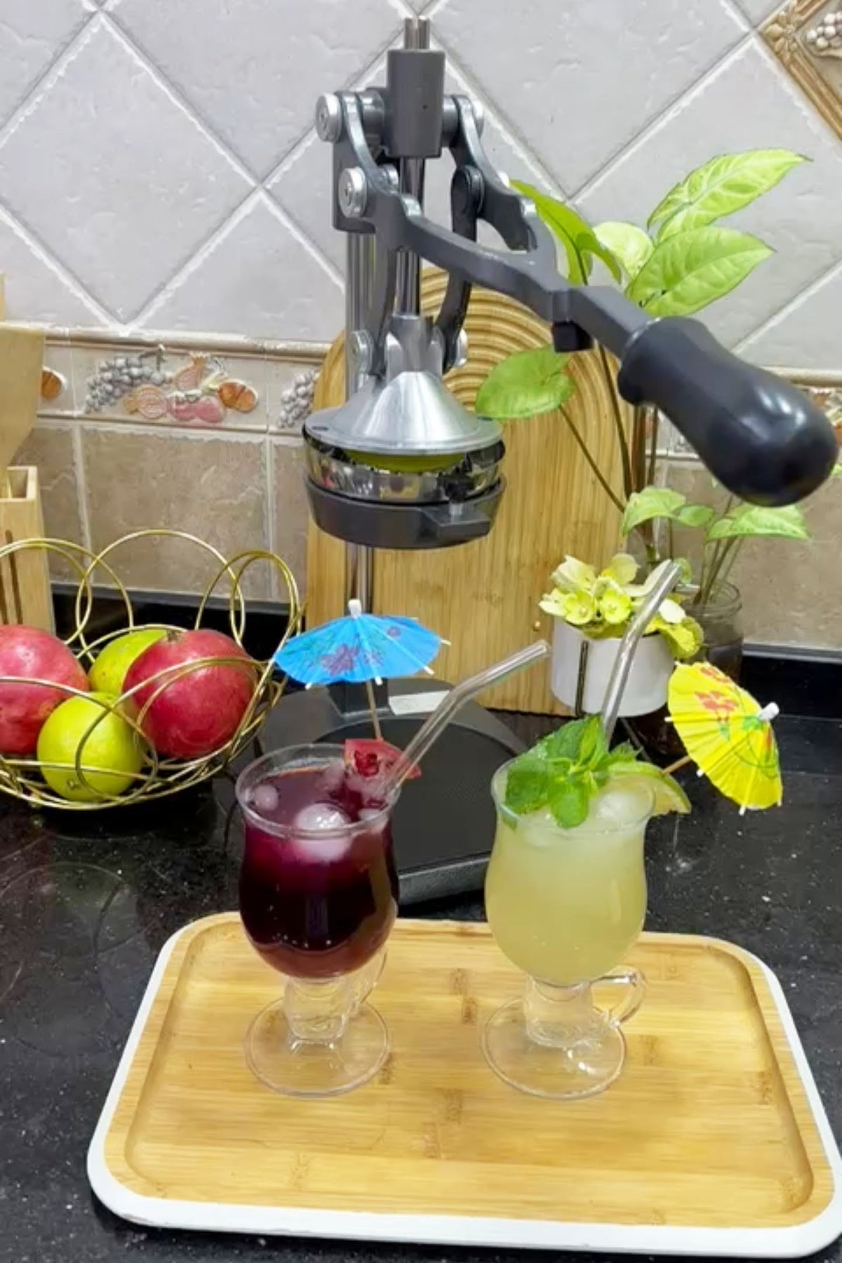 عصارة 3 في 1 تعصر و تقطع الخضر و الفواكه🍊🍋أصلية حجم كبير (103)