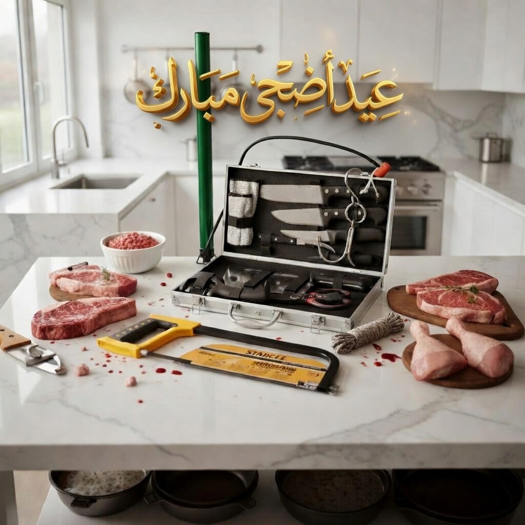 PACK AID 12 PIECES + 2 CADEAUX (108) عرض عيد الأضحى حقيبة سكاكين 12 قطع + 2 هدايا مجانية