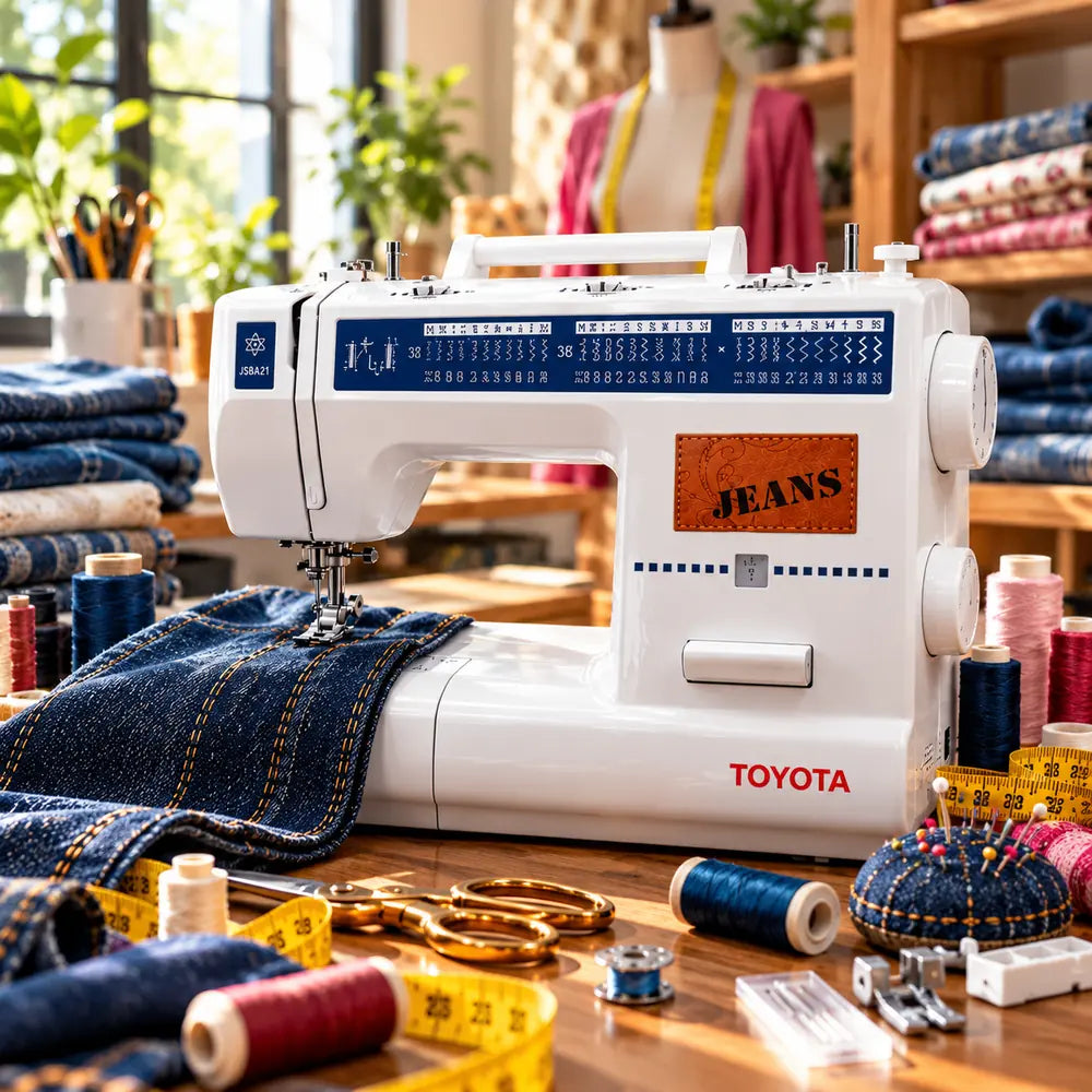 (T) MACHINE A COUDRE TOYOTA JEANS (168) ماكنة خياطة  66 غرزة