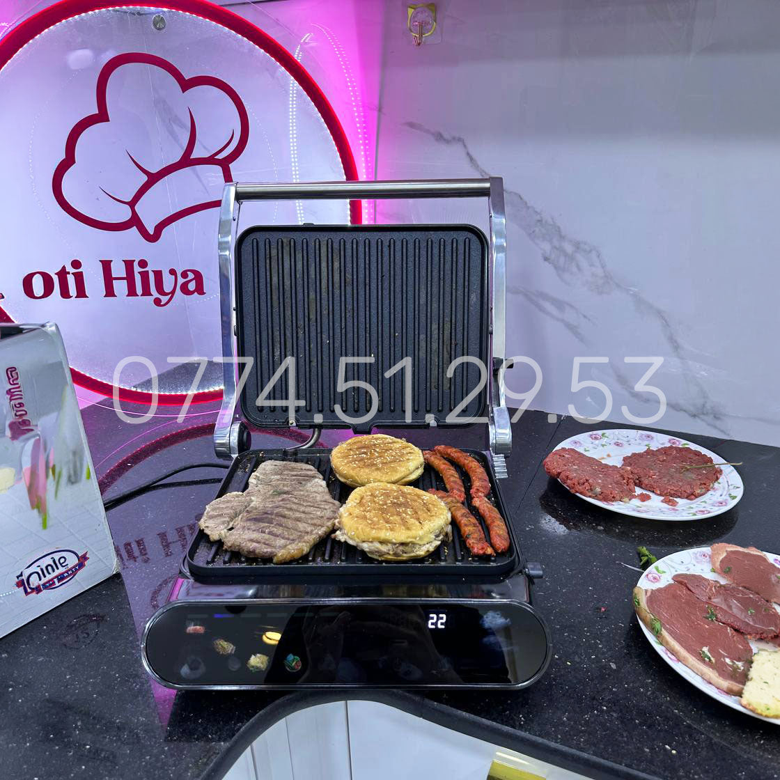 PANINEUSE MULTISMART DIGITALE 2 En 1 - 180° - 1800W بانينوز و شواية في نفس الوقت ميلتي سمارت  (127)