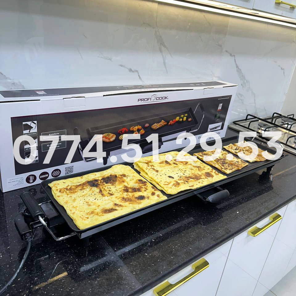 (N) PLAQUE ELECTRIC PROFI-COOK 90CM*23CM MULTI UTILISATION (126)