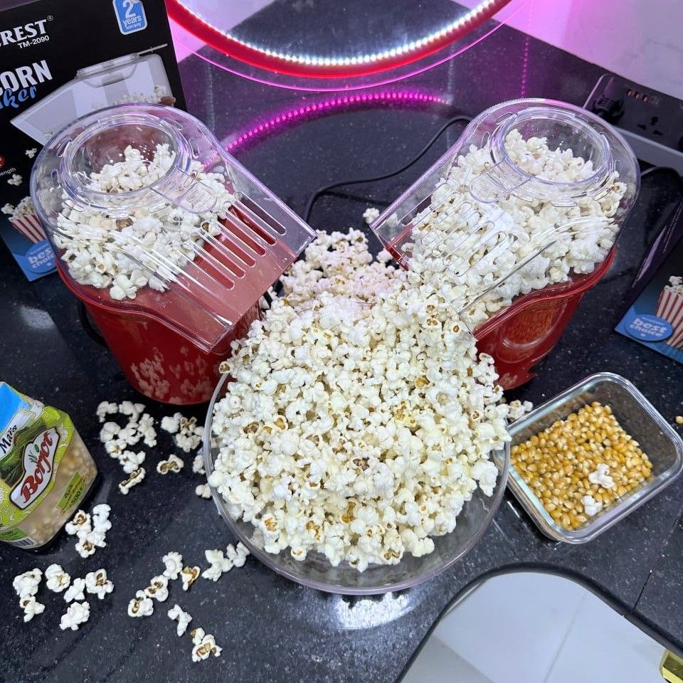 (T) POP CORN MAKER SILVER CREST (148) ألة صنع الفشار