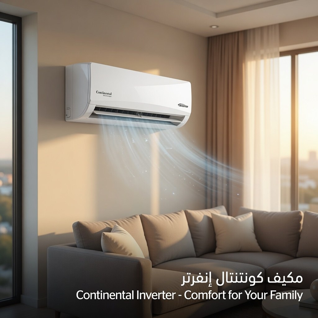 CLIMATISEUR CONTINETAL 12000 BTU INVERTER WIFI SUPER-COOL (123)