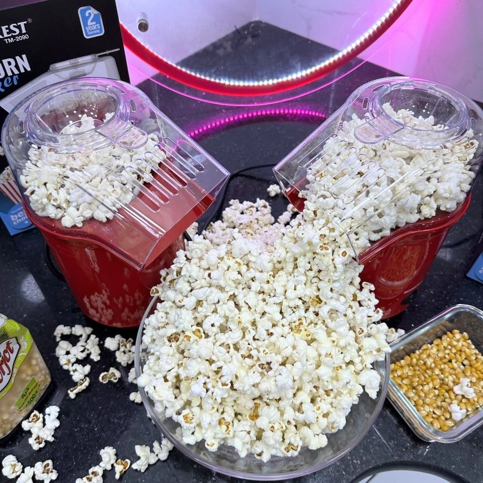 (T) POP CORN MAKER SILVER CREST (148) ألة صنع الفشار