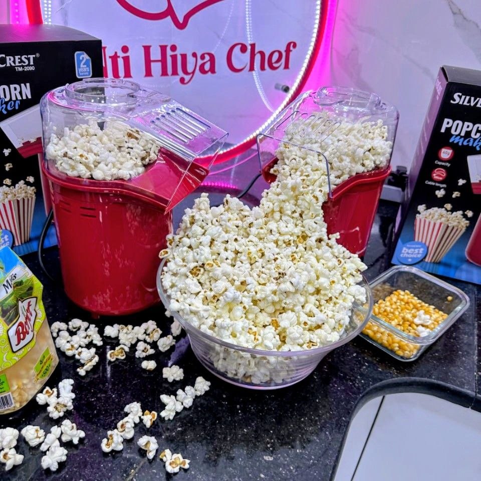 (T) POP CORN MAKER SILVER CREST (148) ألة صنع الفشار