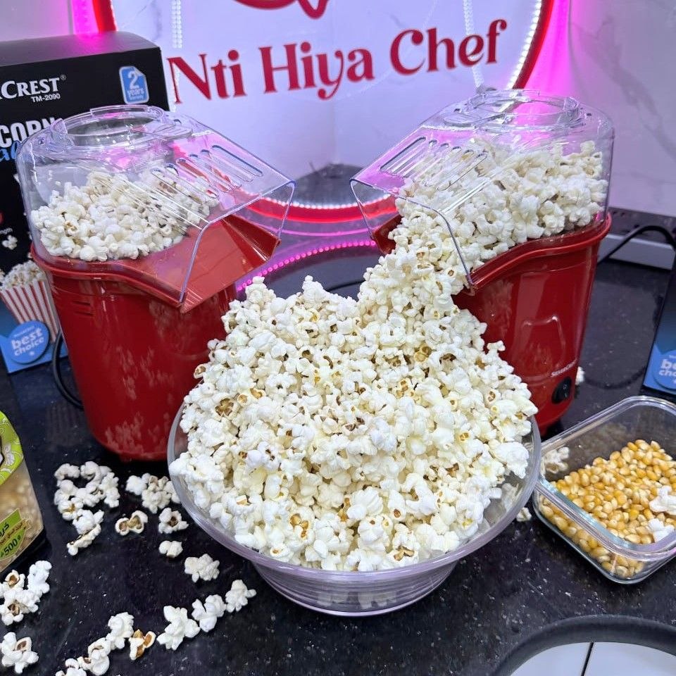 (T) POP CORN MAKER SILVER CREST (148) ألة صنع الفشار